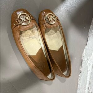 Michael Kors Tan Leather Loafers